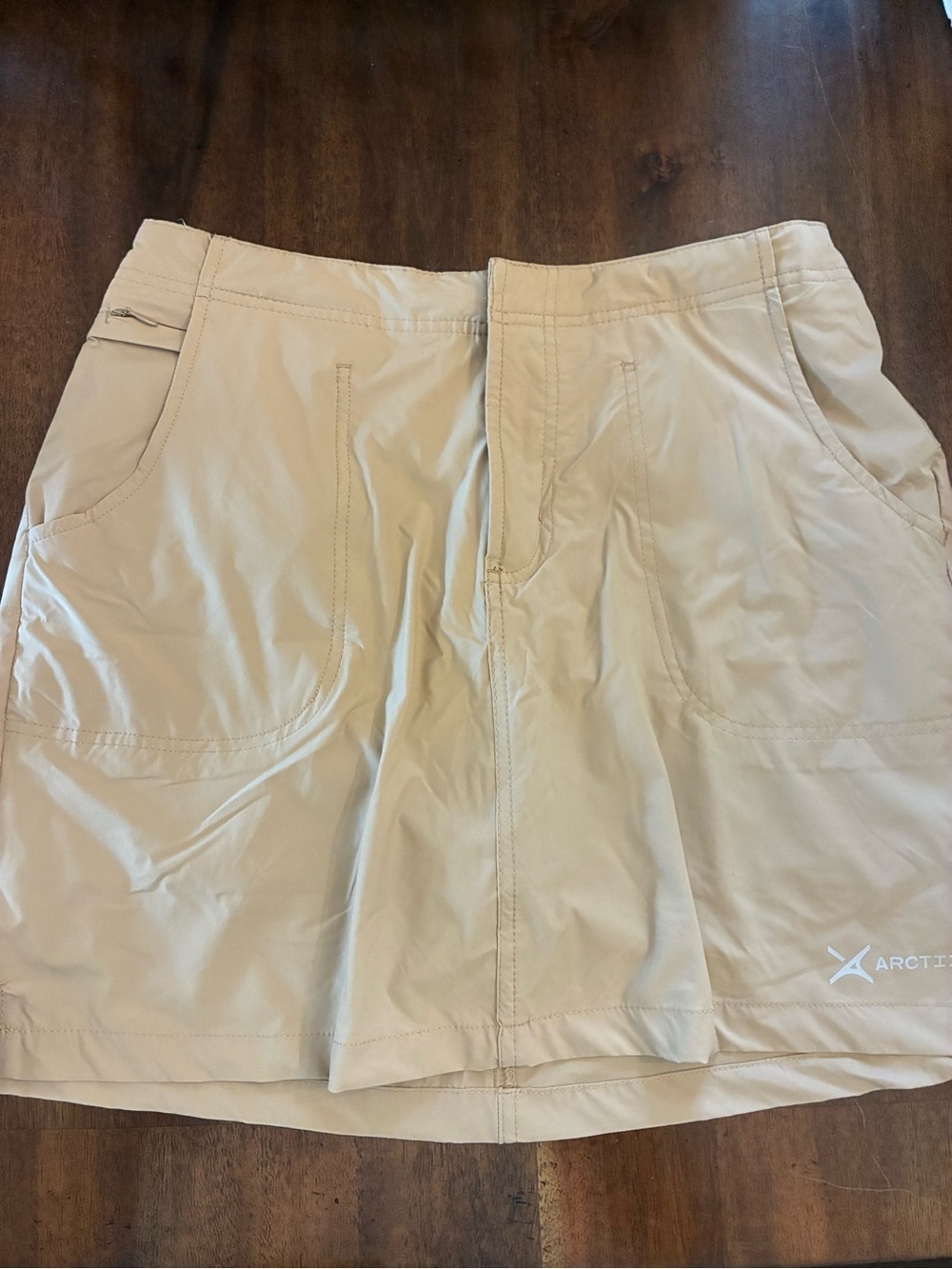 Arctix Skirt Skort Women’s Large Tan Mini